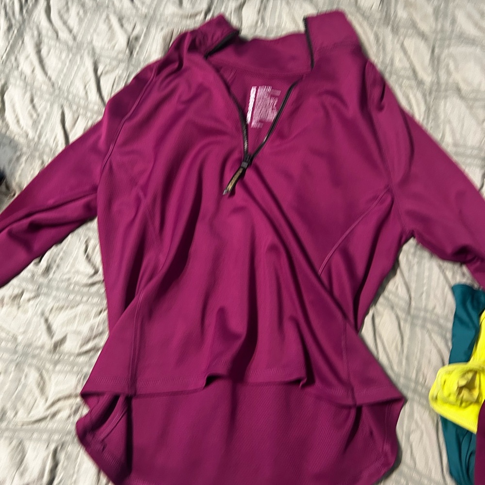 Women's Purple Quarter-Zip Top